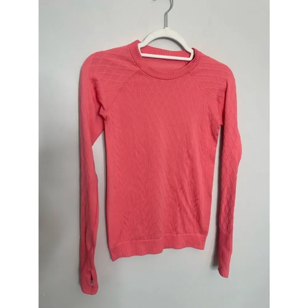 Lululemon Rest Less Coral Pullover sweatshirt